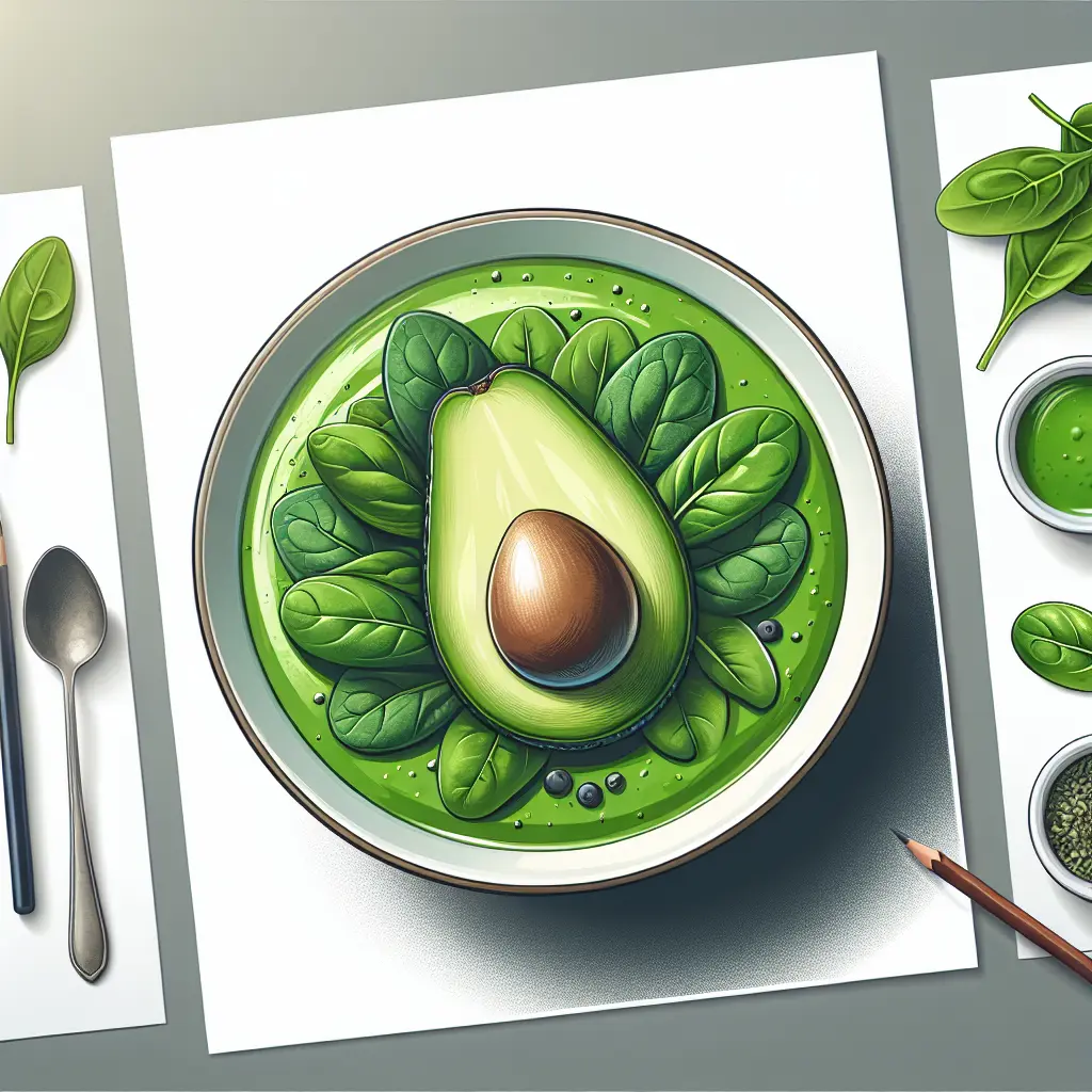 Avocado and Spinach Smoothie Bowl