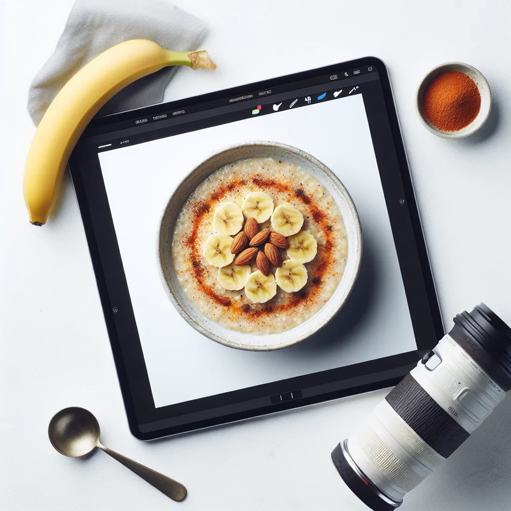 Spicy Banana Almond Porridge