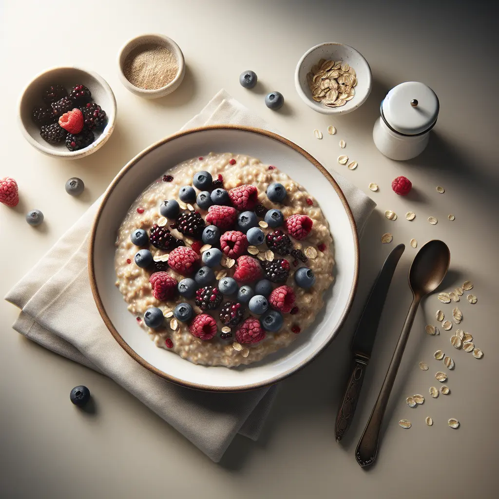 Berry Oatmeal Breakfast
