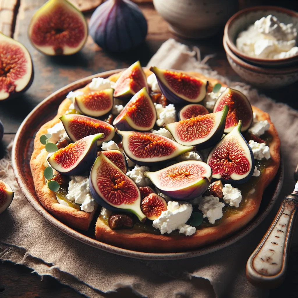 Autumn Breakfast Tartine with Ricotta and Fig