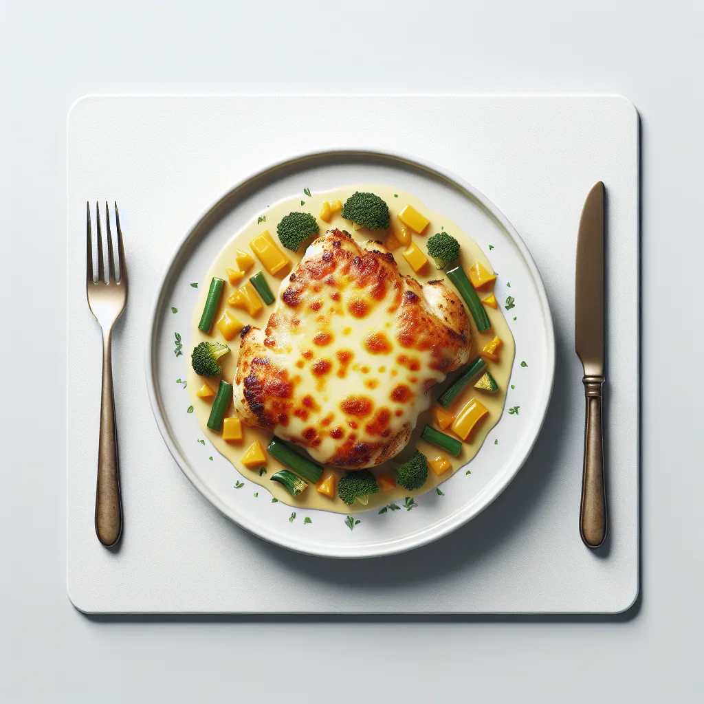 Cheesy Baked Chicken with Vegetables