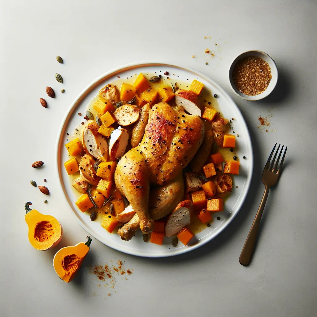 Autumn Chicken and Butternut Squash Bake