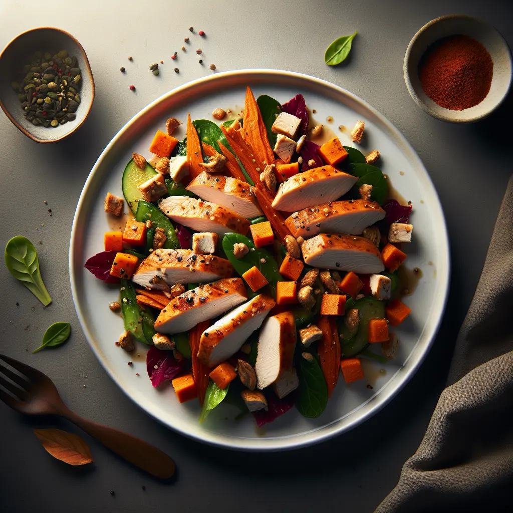 Autumn Chicken and Sweet Potato Salad