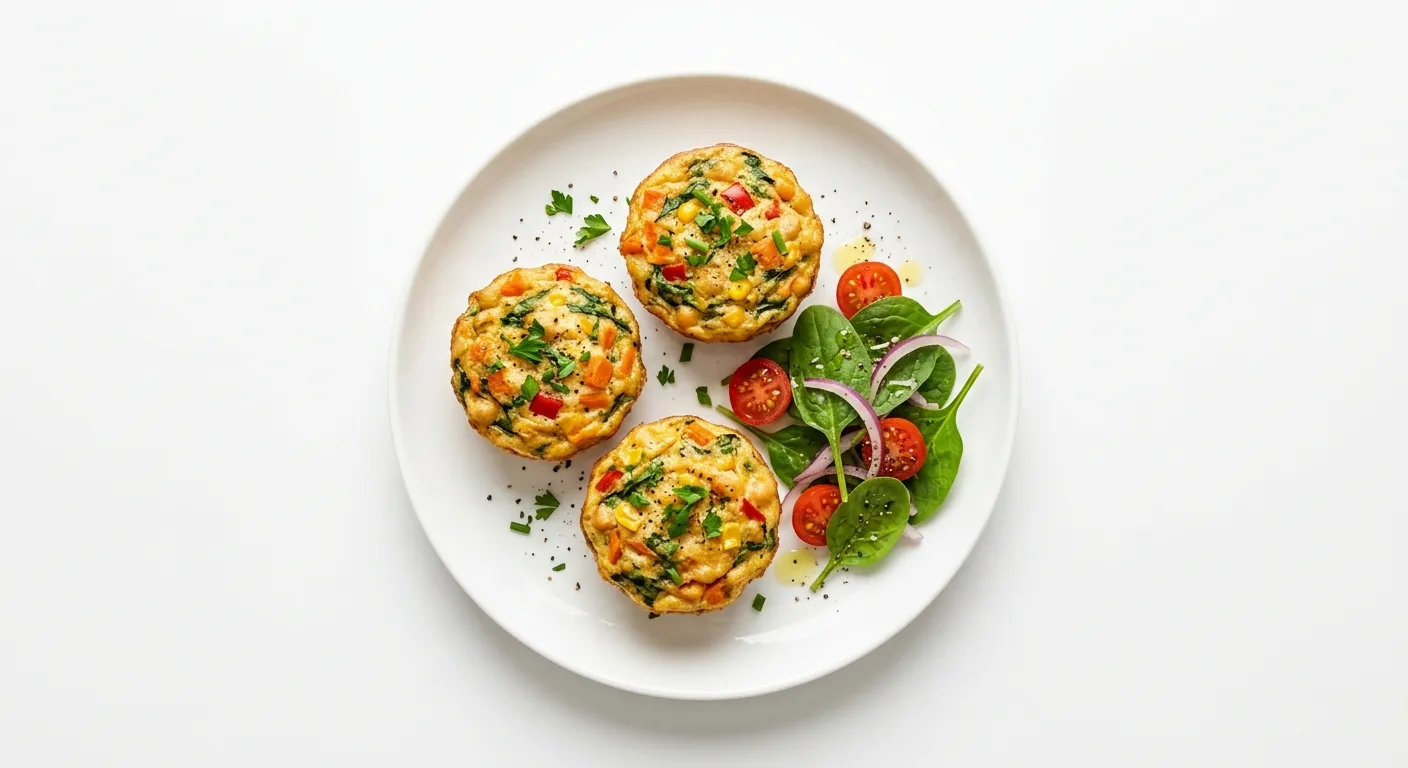 Chickpea Frittata Muffins