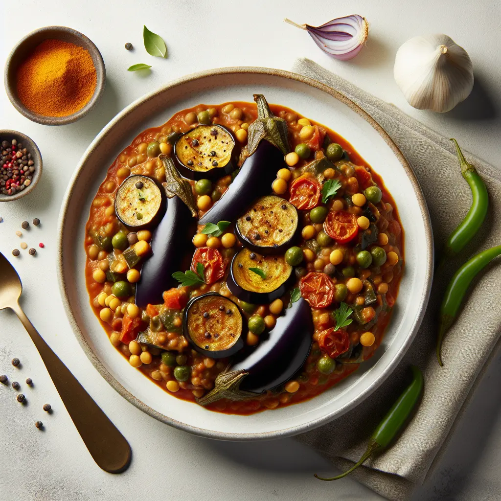Eggplant and Lentil Stew