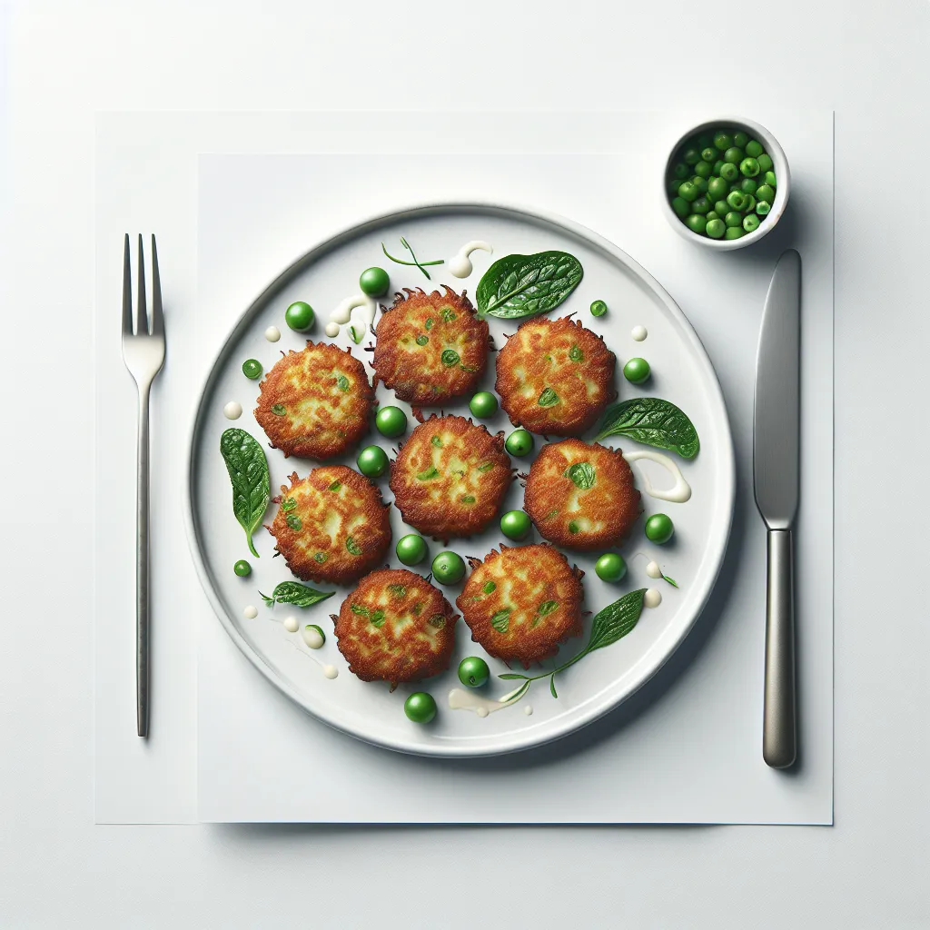 Elegant Crispy Vegan Potato and Cabbage Fritters