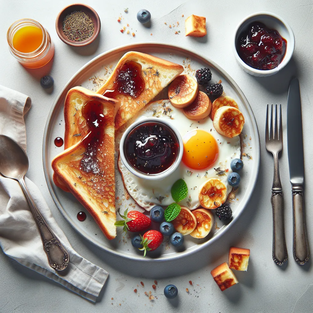 French Breakfast with Jam