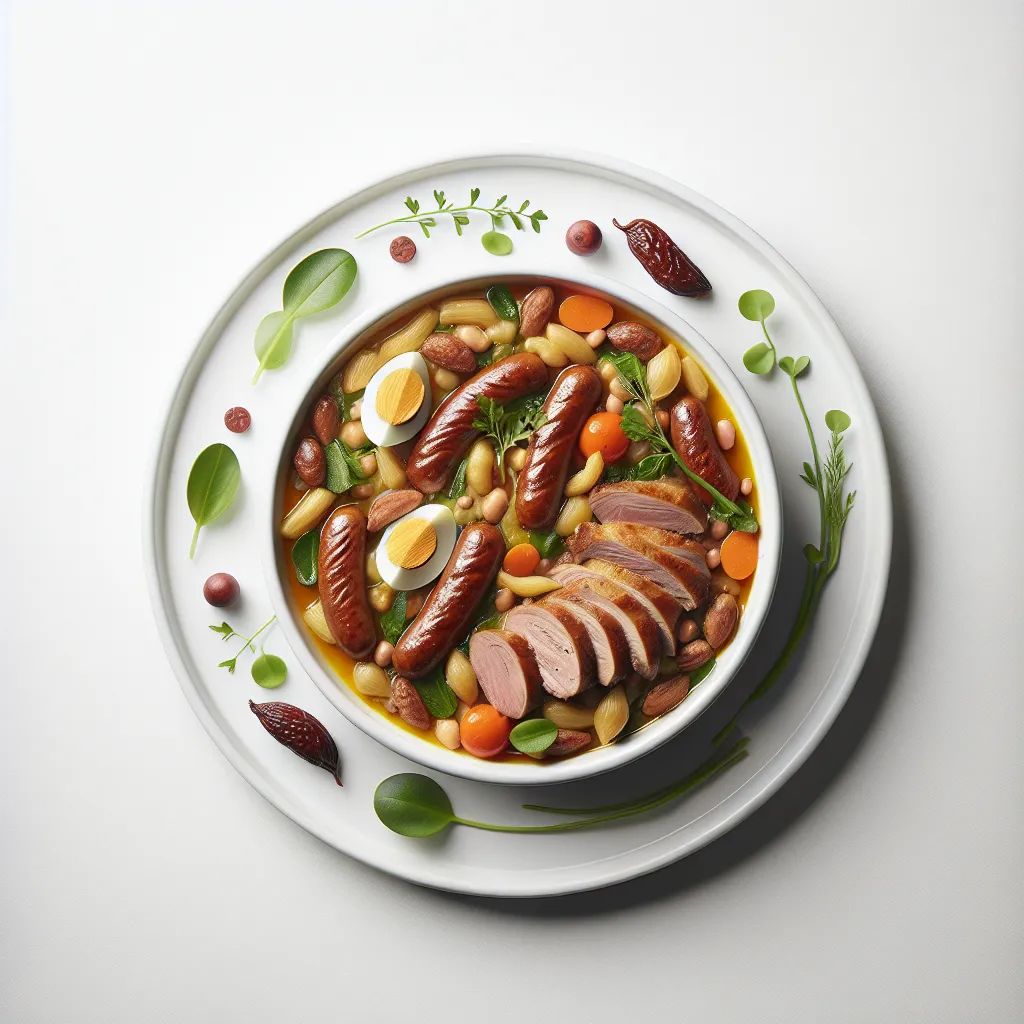 French Cassoulet with Sausage and Confit Duck