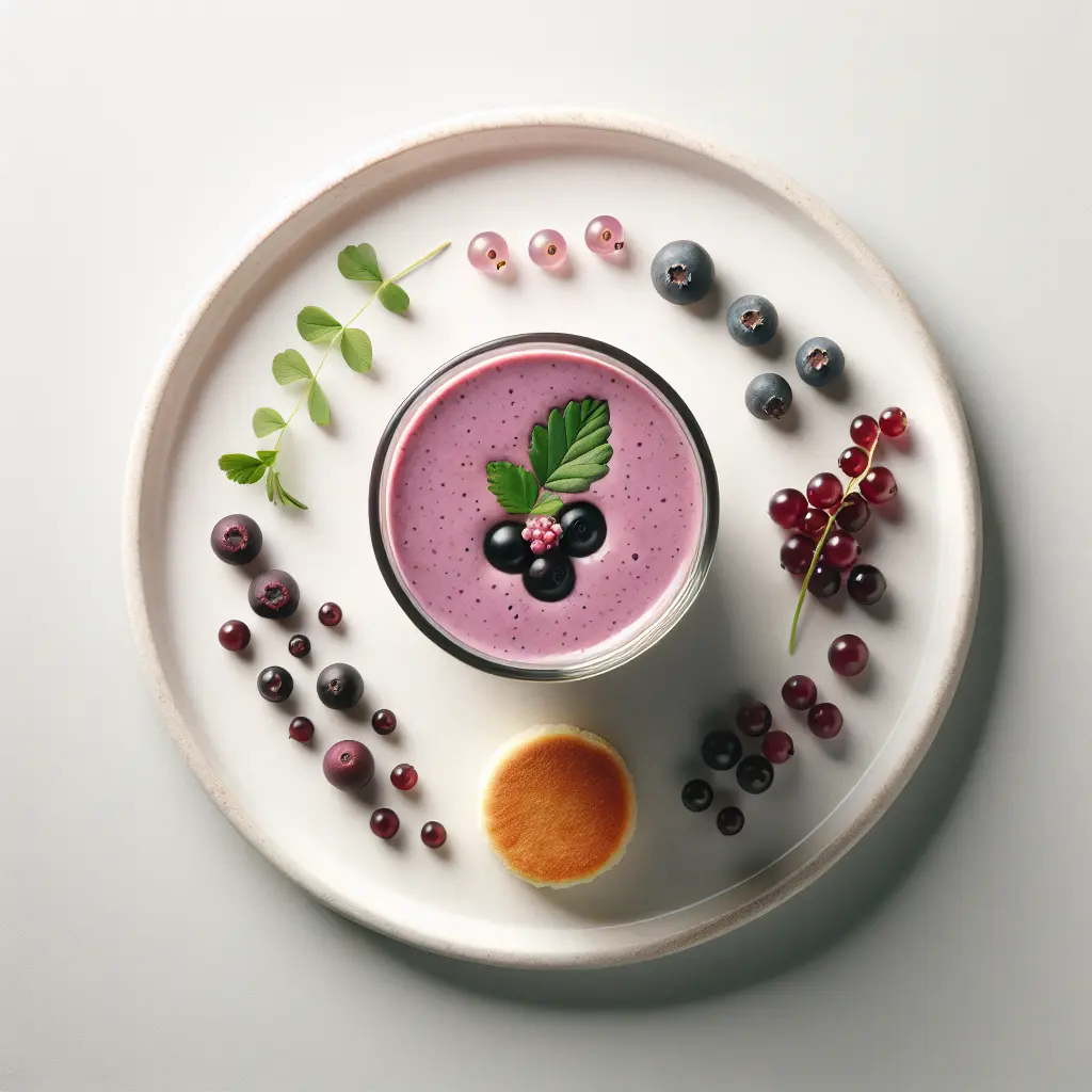Gooseberry and Blackcurrant Breakfast Smoothie