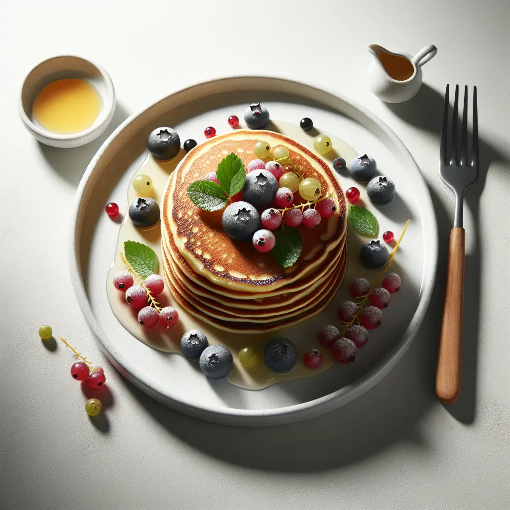 Gooseberry and Blackcurrant Pancakes