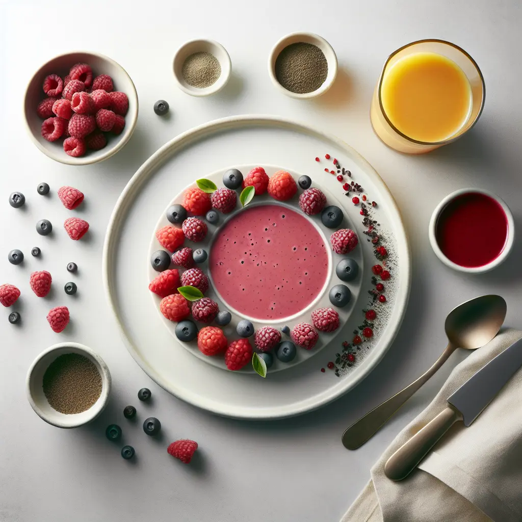 Gooseberry and Raspberry Breakfast Smoothie