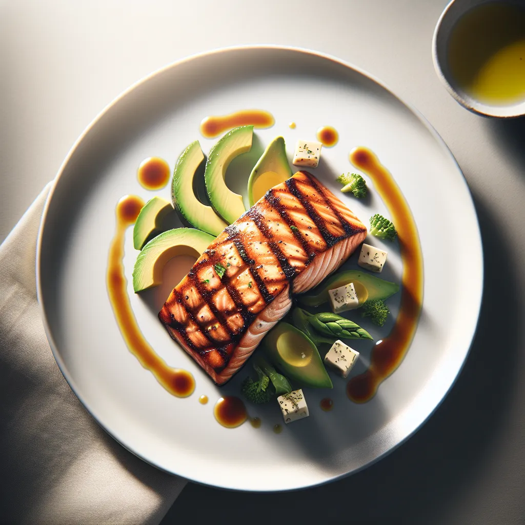 Grilled Salmon with Avocado Salsa