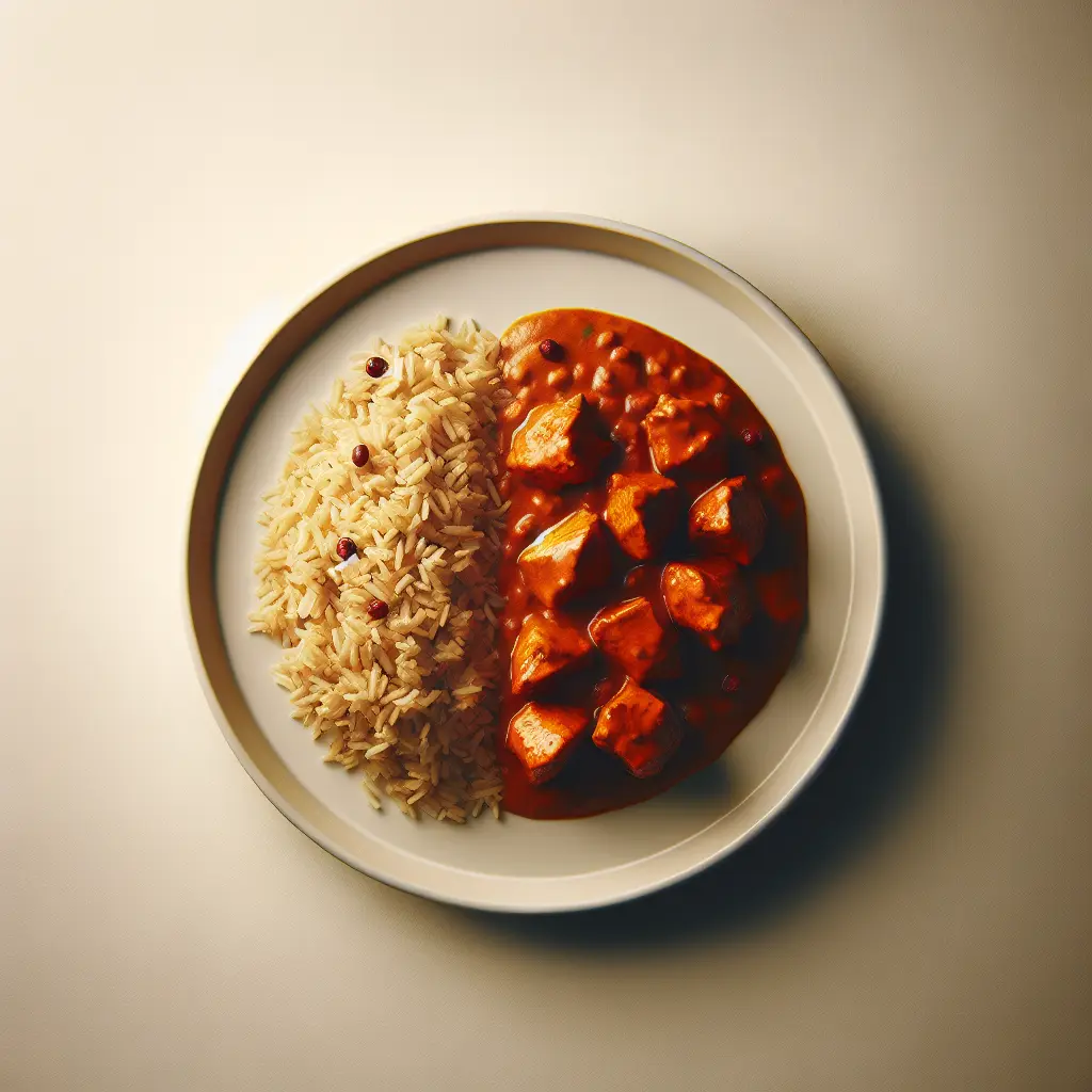 Indian Chicken Tikka Masala with Brown Rice
