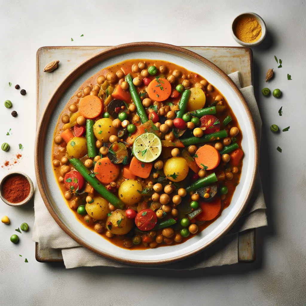 Indian Spiced Lentil and Vegetable Stew