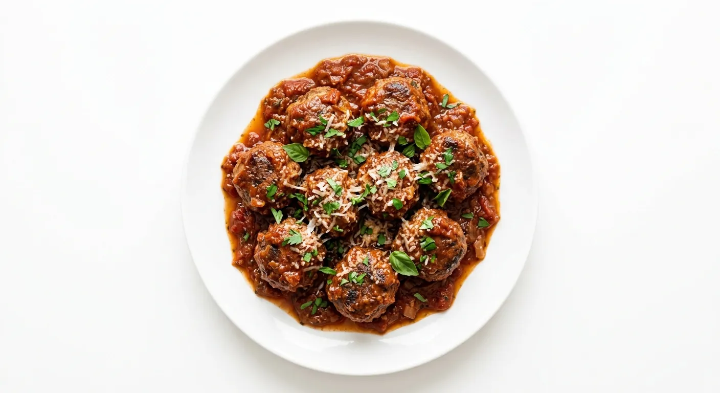 Italian Meatballs in Tomato Sauce