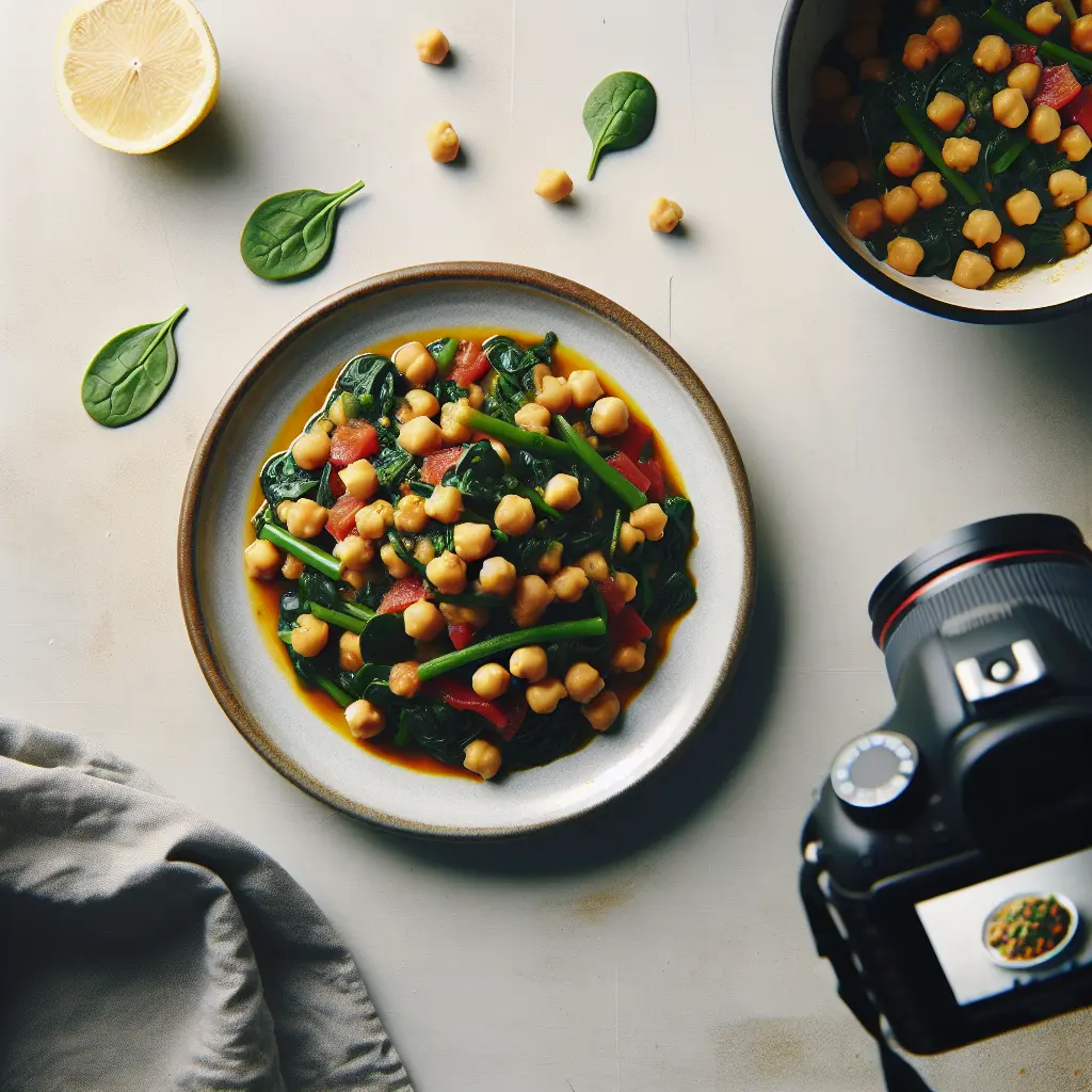 Mediterranean Chickpea and Spinach Stew