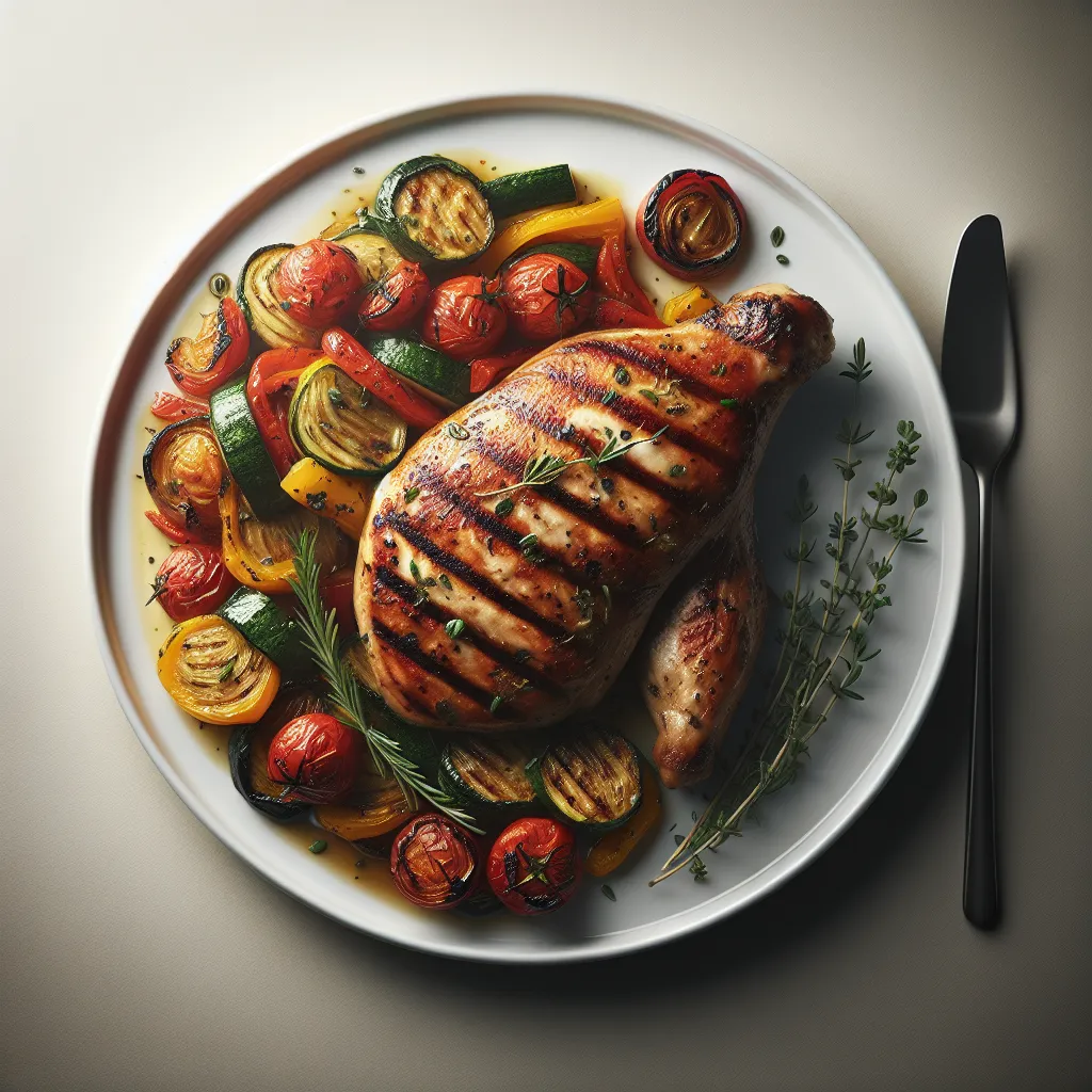 Mediterranean Grilled Chicken with Ratatouille