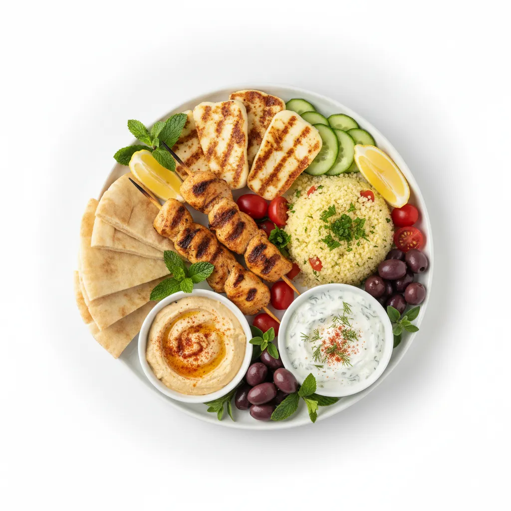 Healthy Mediterranean Platter