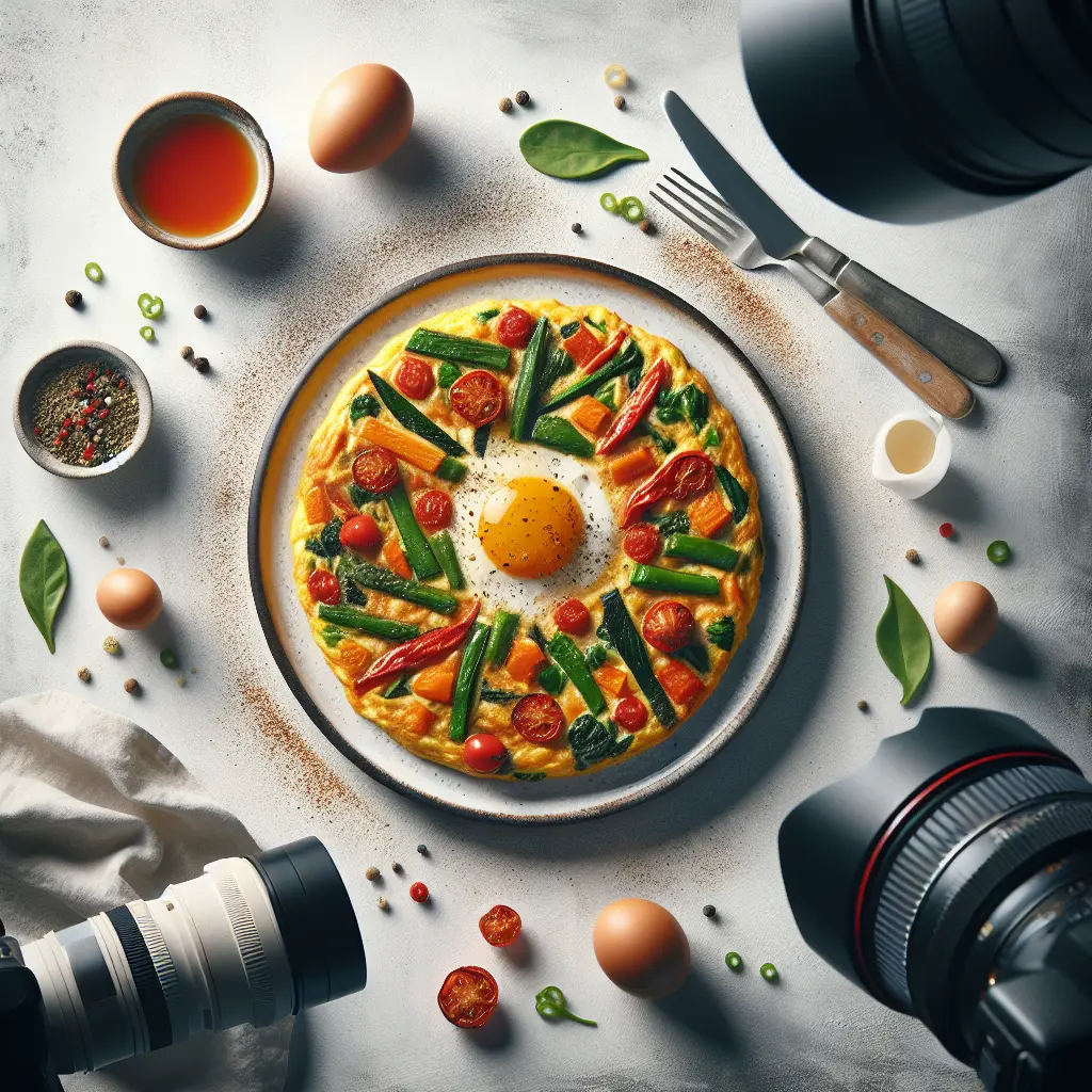 Mediterranean Vegetable Omelette