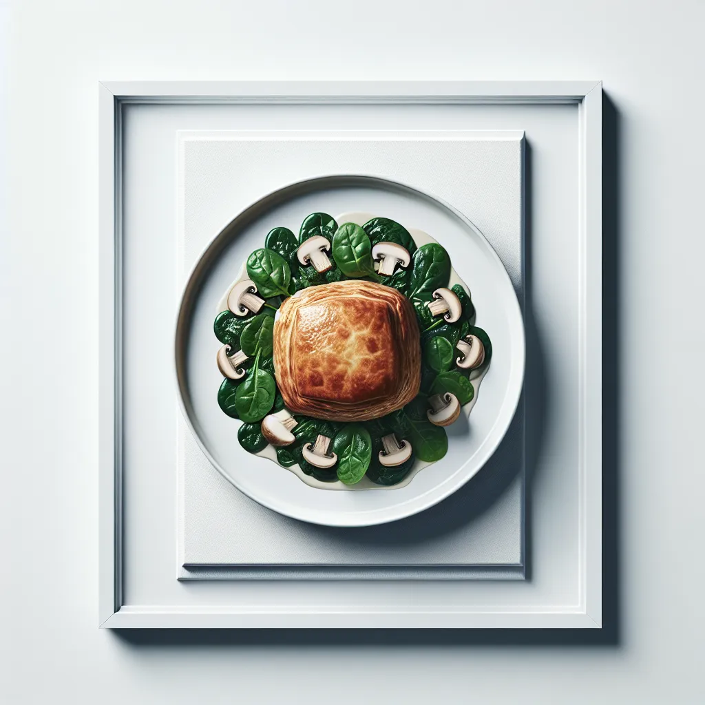 Gourmet Mushroom and Spinach Wellington