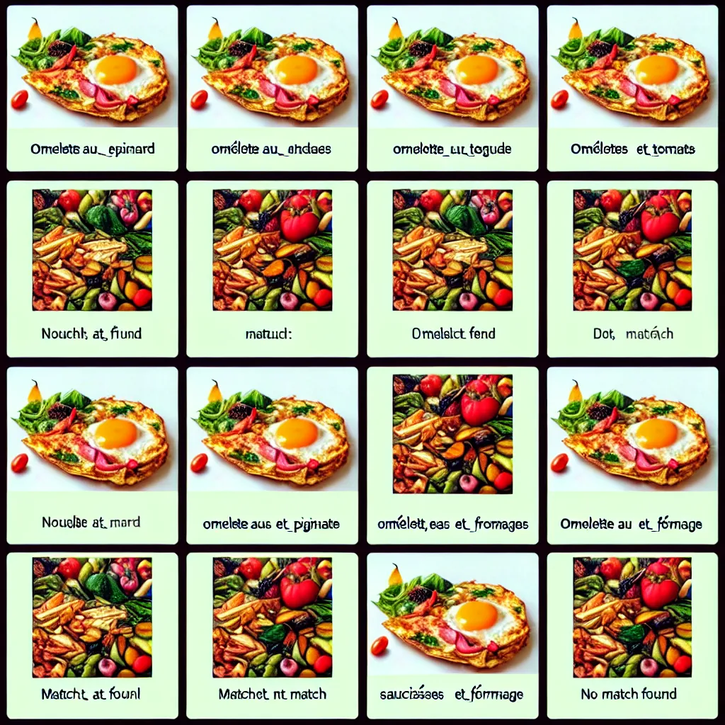 Omelette aux épinards et tomates