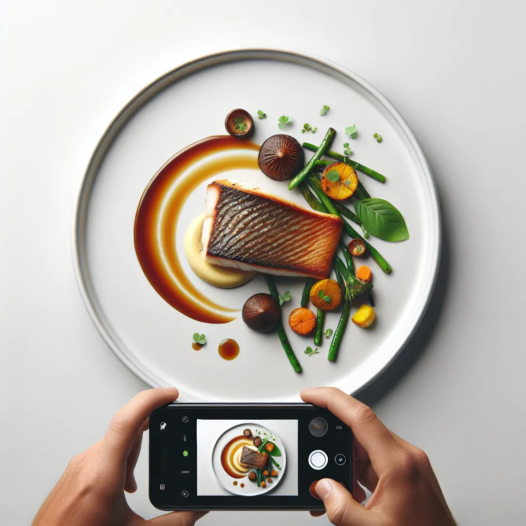 Pan-Seared Sea Bass with Chestnut Purée and Sautéed Autumn Vegetables
