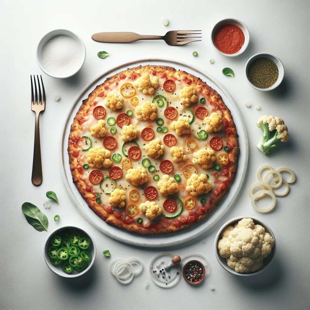 Pizza with Cauliflower Crust