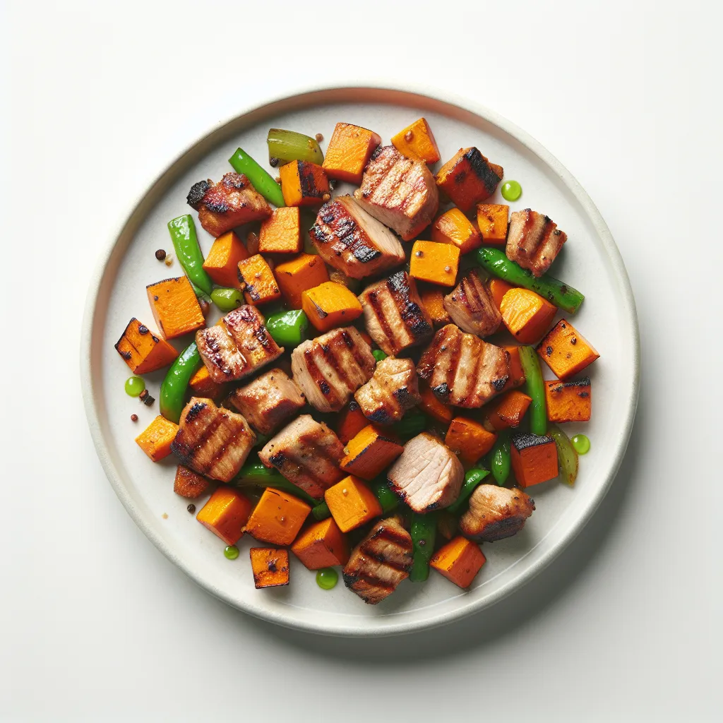 Pork and Sweet Potato Stir-Fry