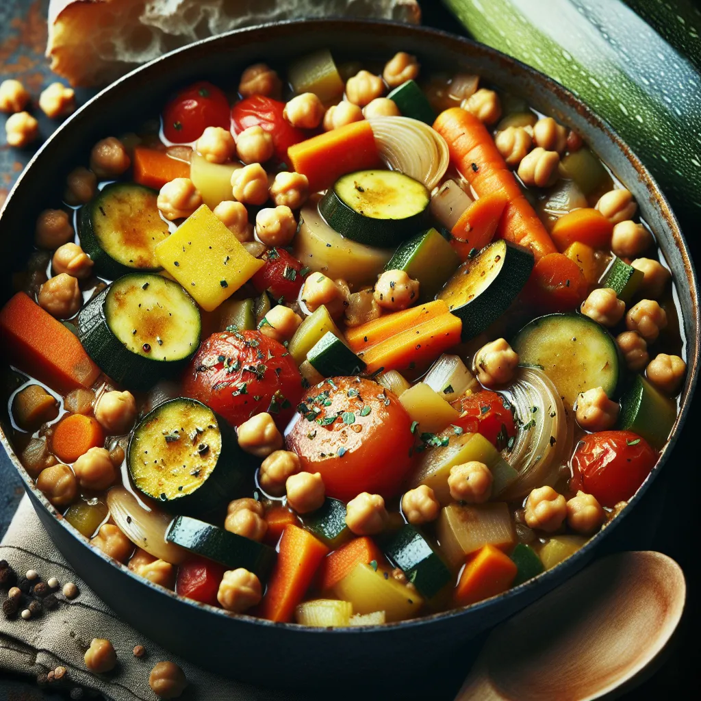 Ragoût de légumes et pois chiches
