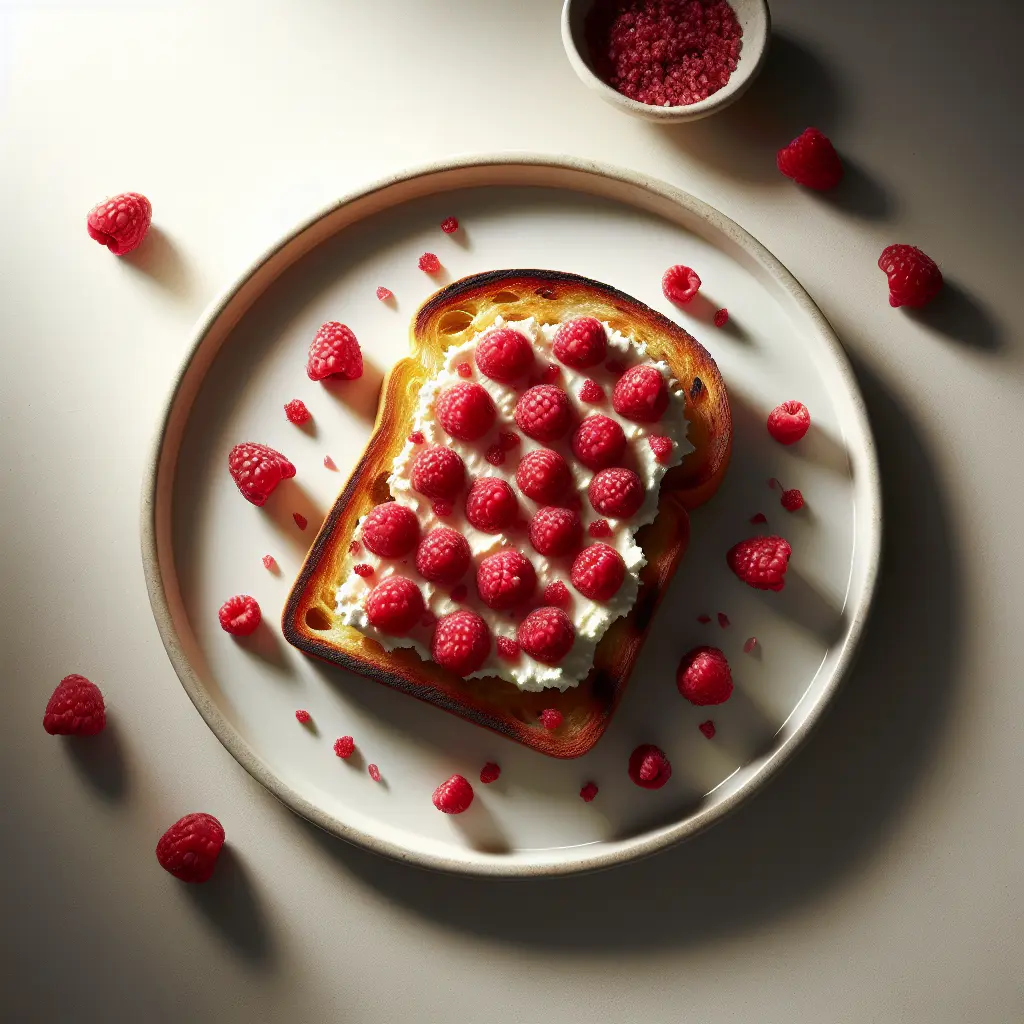 Raspberry Ricotta Toast