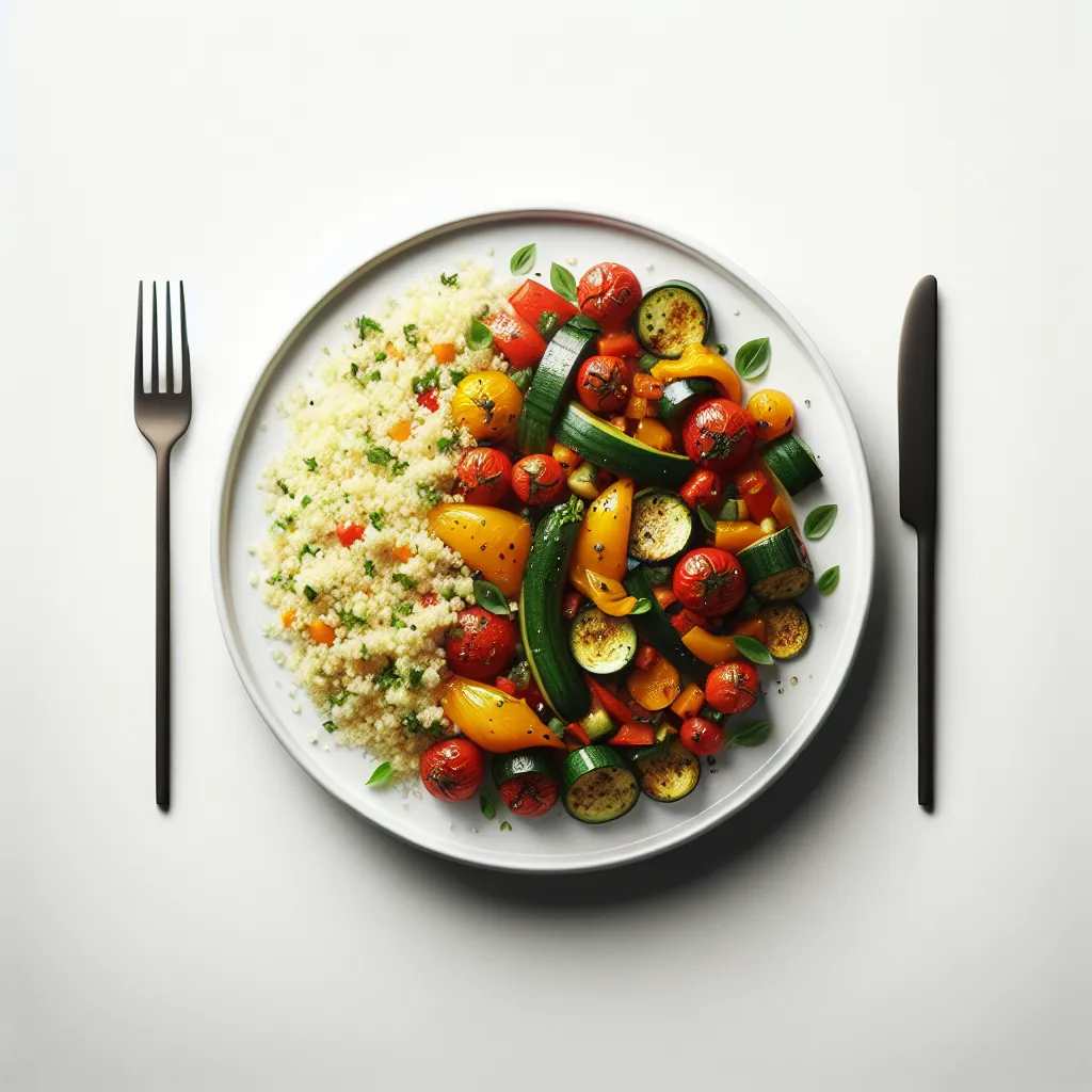 Gourmet Ratatouille with Herbed Couscous
