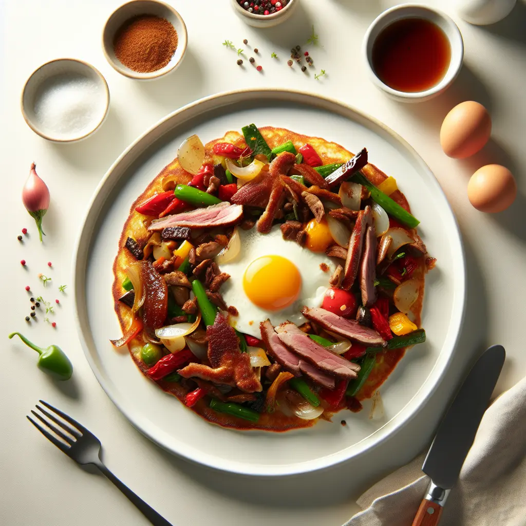 Savory Breakfast Hash with Duck and Vegetables