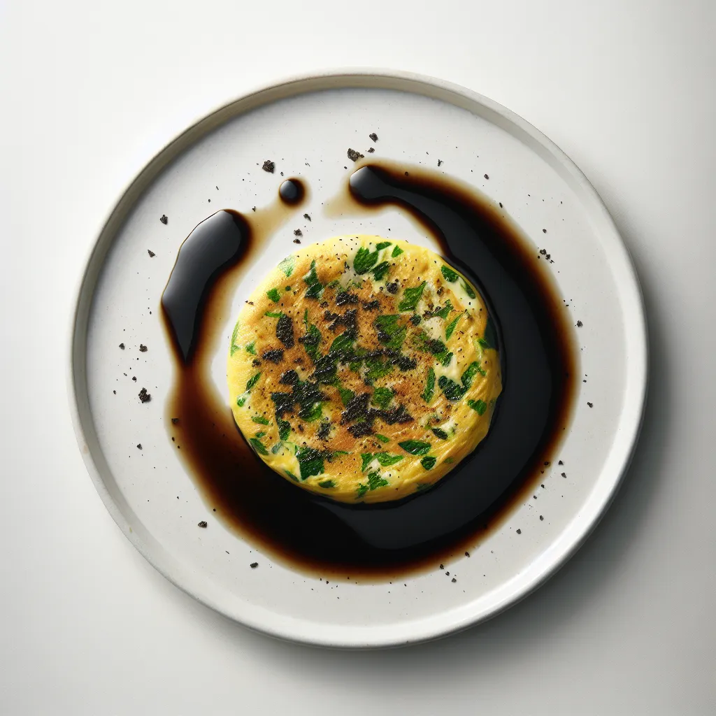 Savory Herb Omelette with Truffle Oil