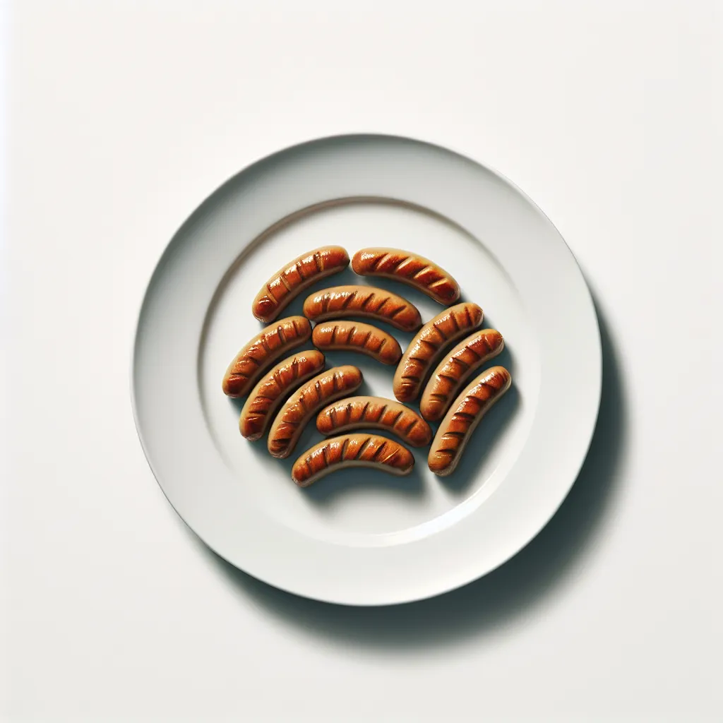 Gourmet Vegan Sausages with Herbaceous Sauce