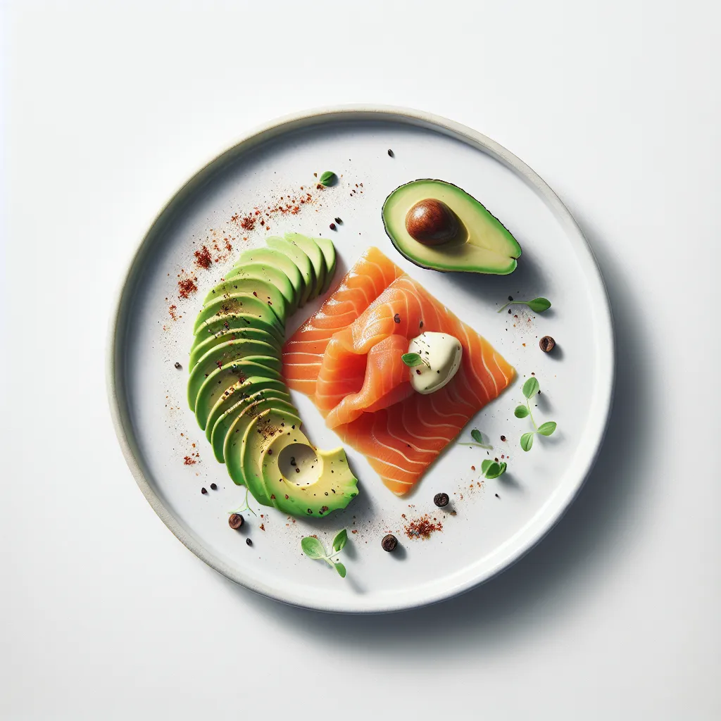 Smoked Salmon and Avocado Breakfast Plate