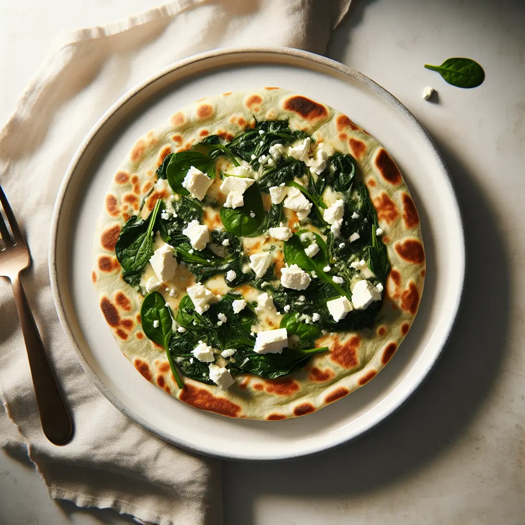 Spanish Breakfast Tortilla with Spinach and Feta
