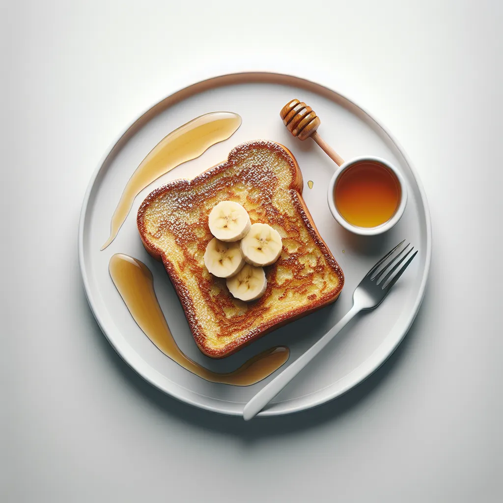 Speedy French Toast with Banana and Honey