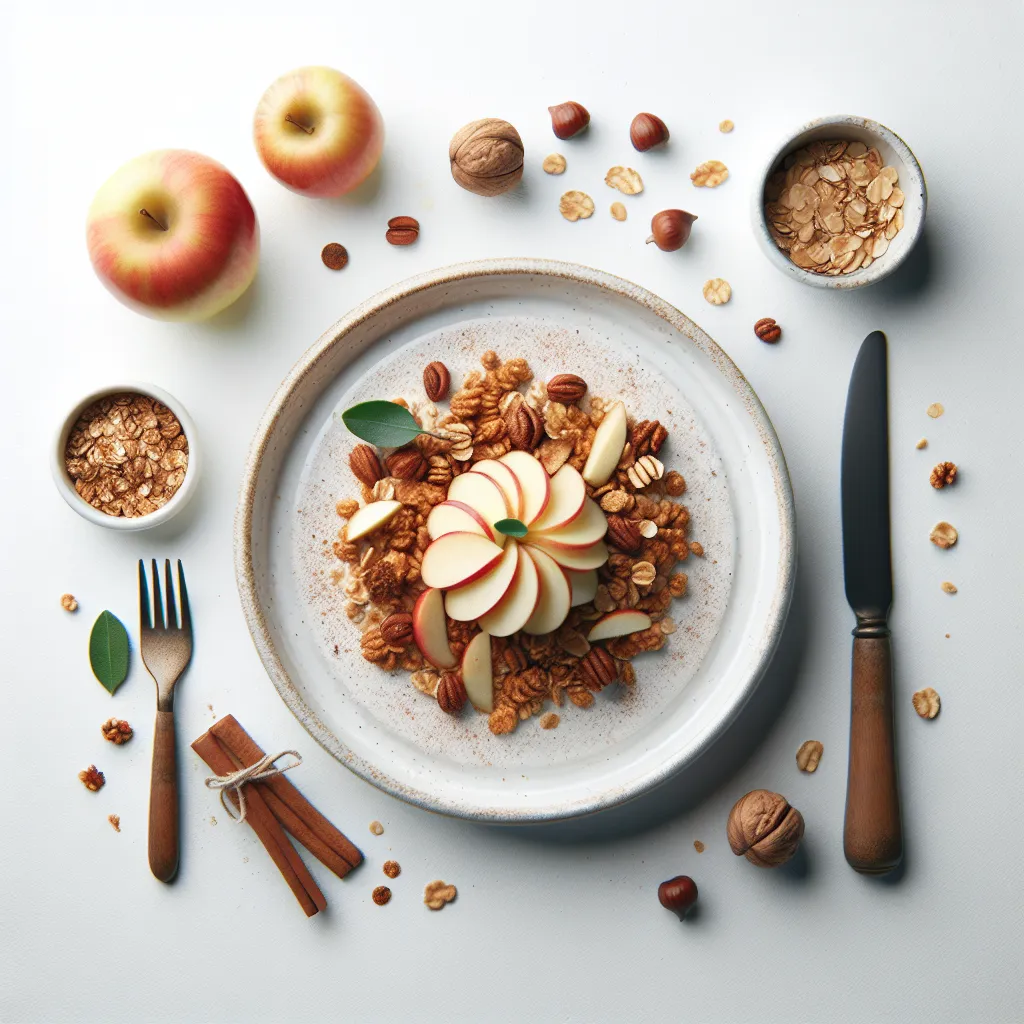 Autumn Spiced Apple and Hazelnut Granola
