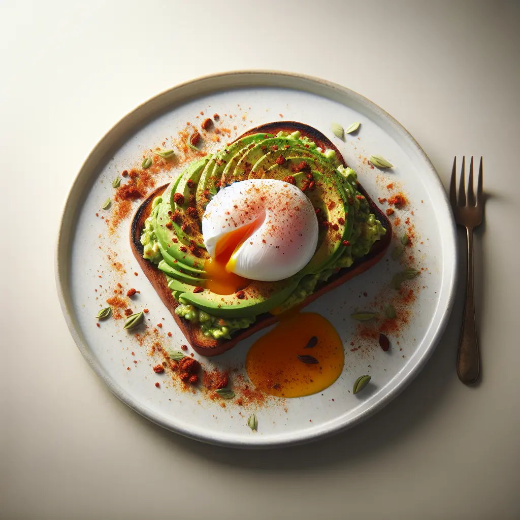 Spiced Avocado Toast with Poached Egg