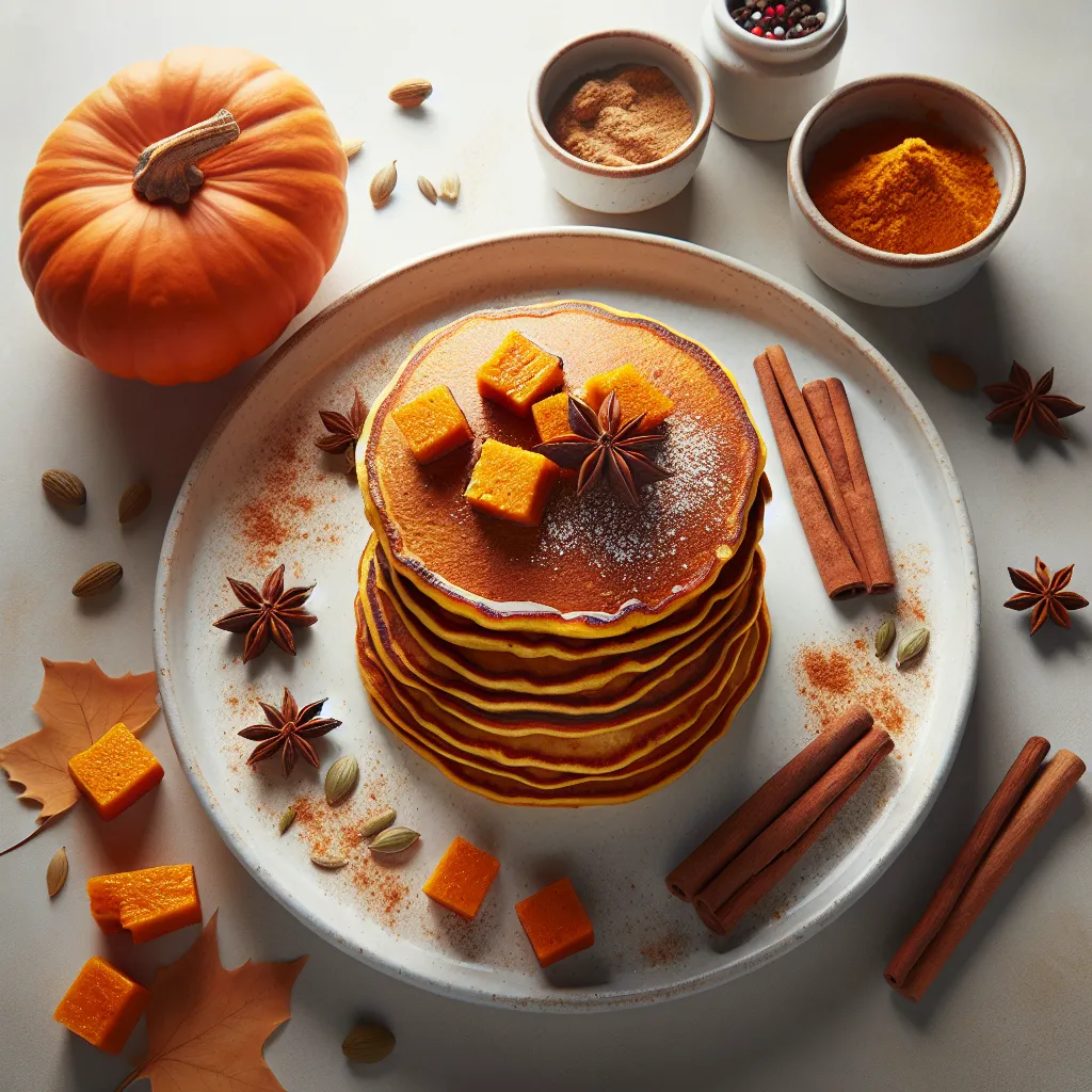 Autumn Spiced Pumpkin Pancakes
