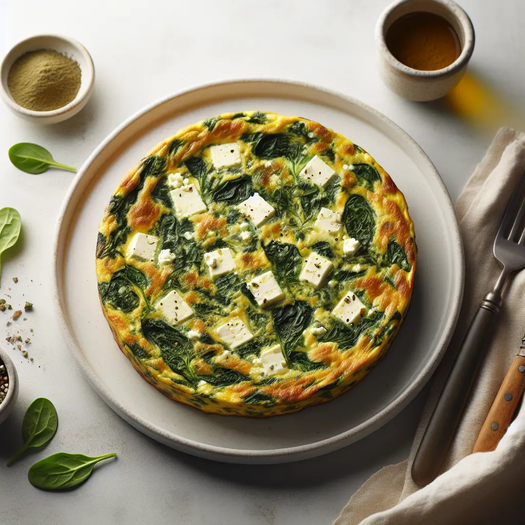 Spinach and Feta Breakfast Frittata
