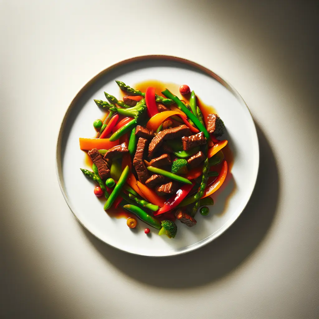 Szechuan Beef and Vegetable Stir-Fry