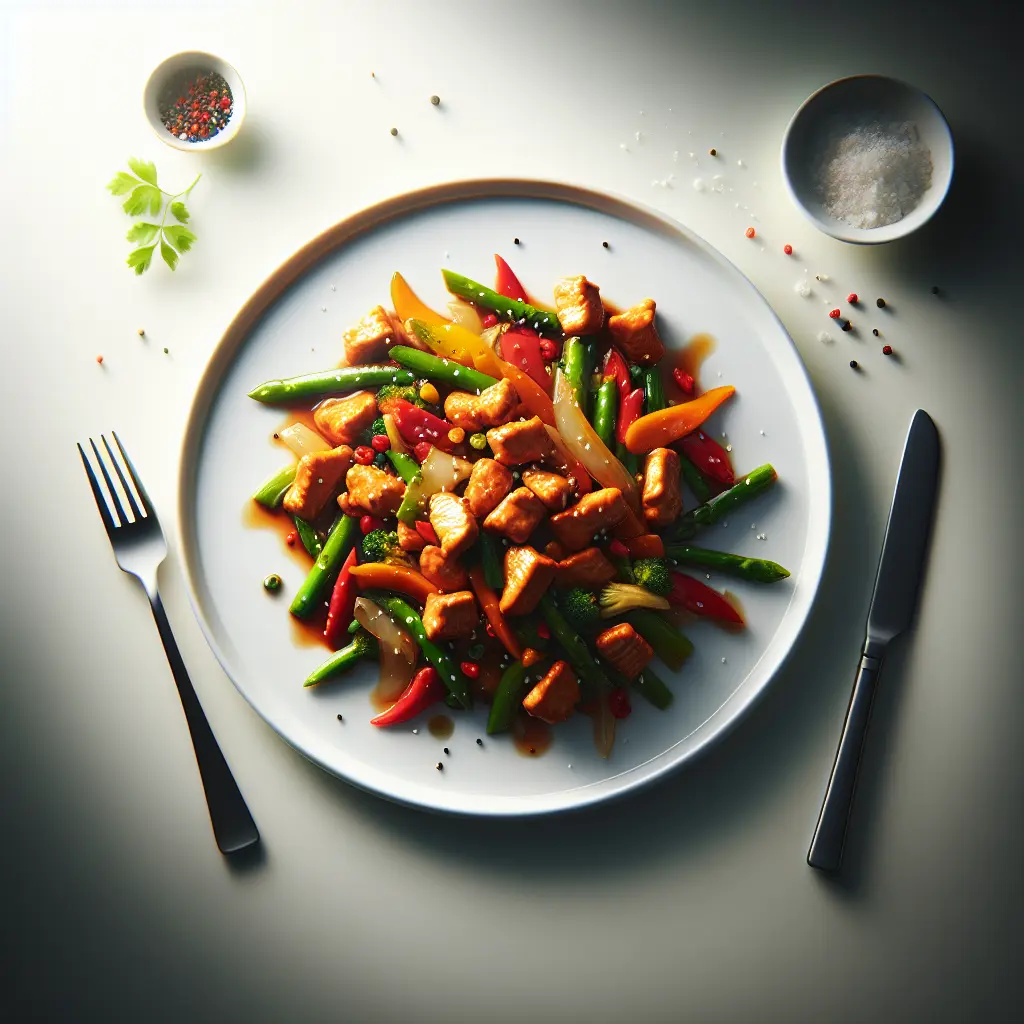 Szechuan Chicken Stir-Fry with Vegetables