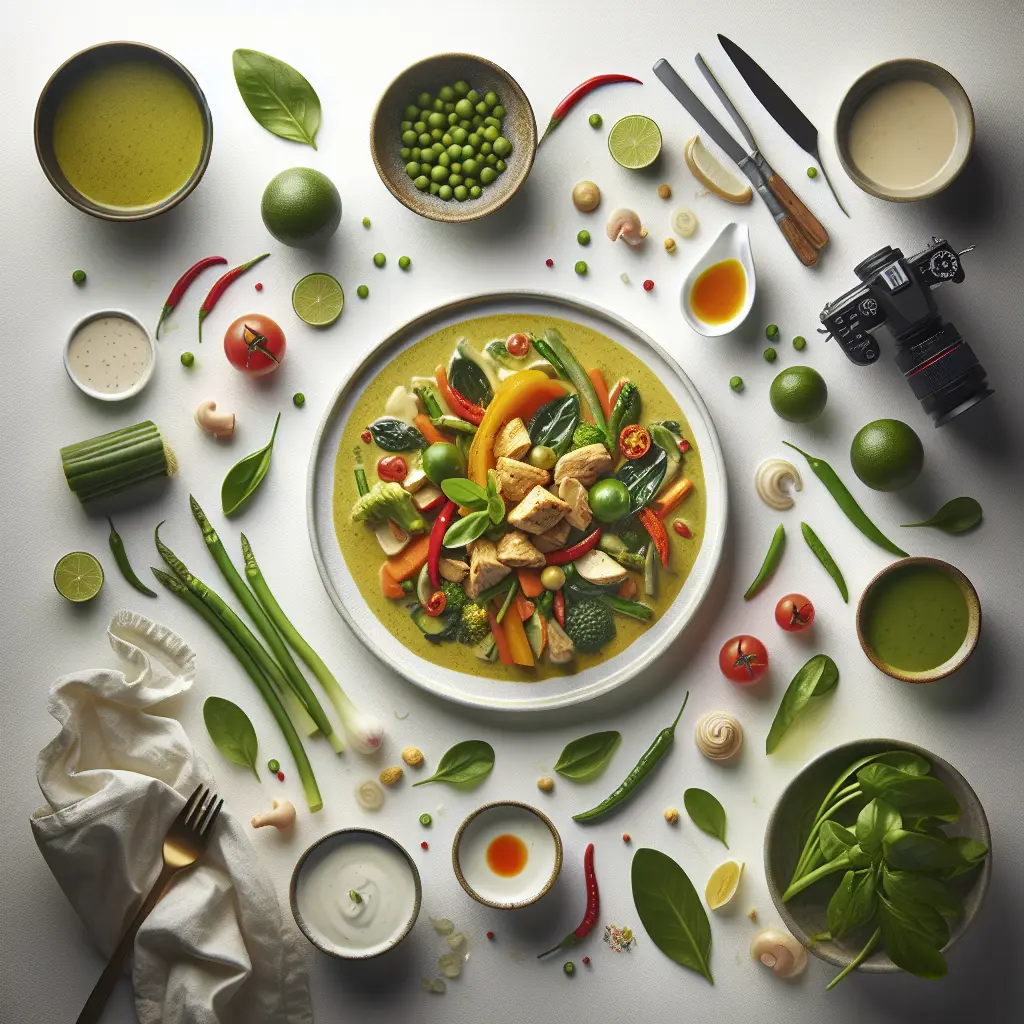 Thai Green Curry with Chicken and Vegetables