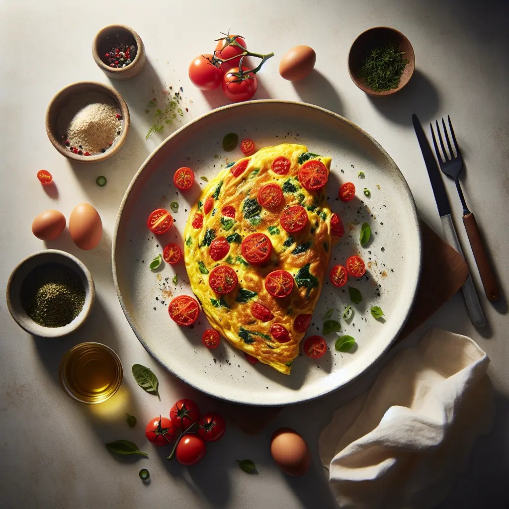 Tomato and Herb Omelette