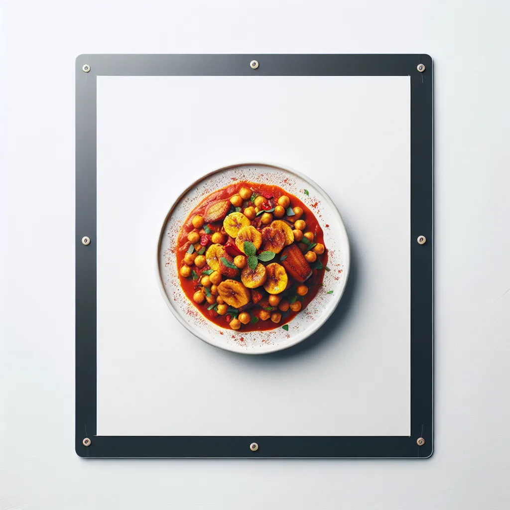 Spicy Vegan Banana and Chickpea Curry