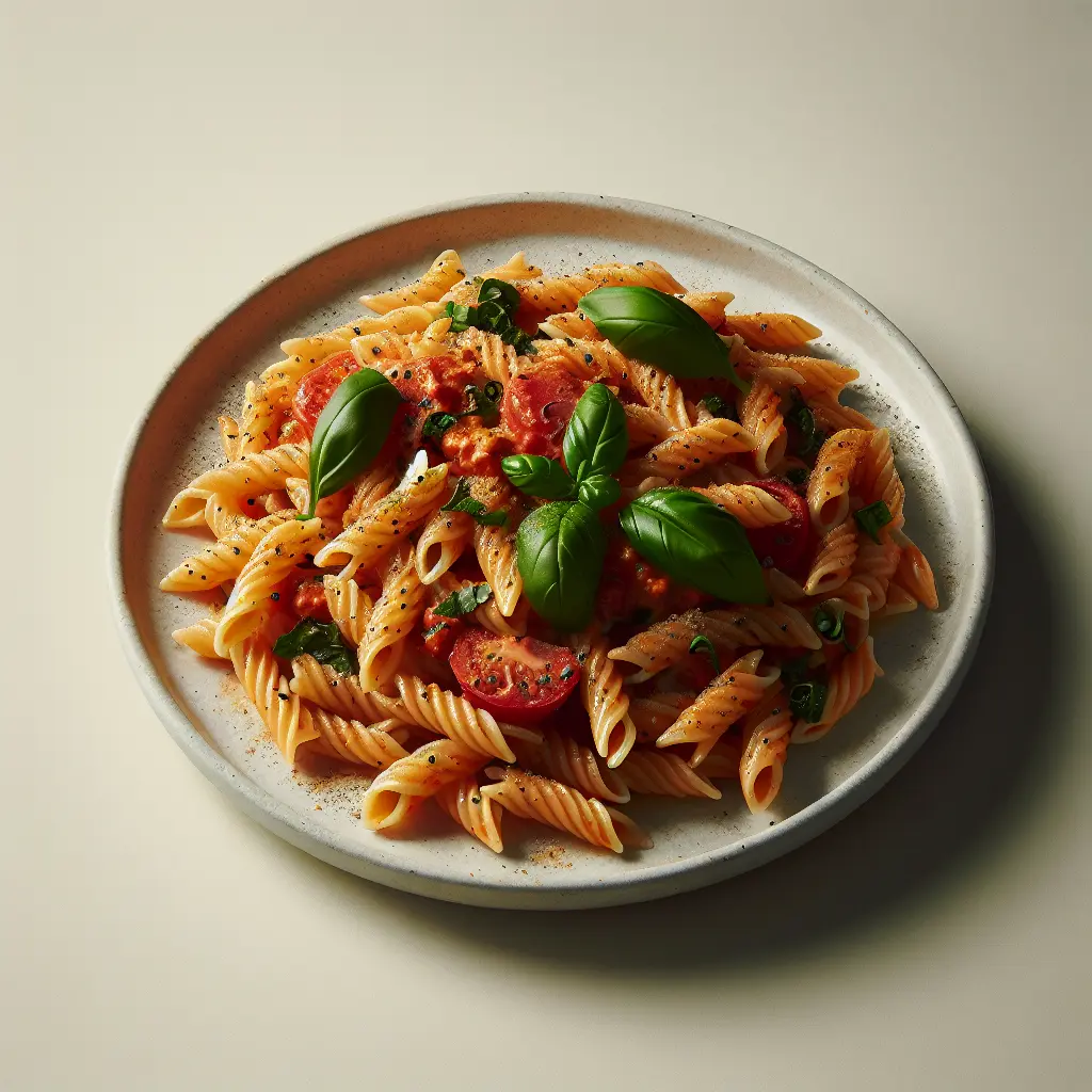Vegan Creamy Tomato Basil Pasta