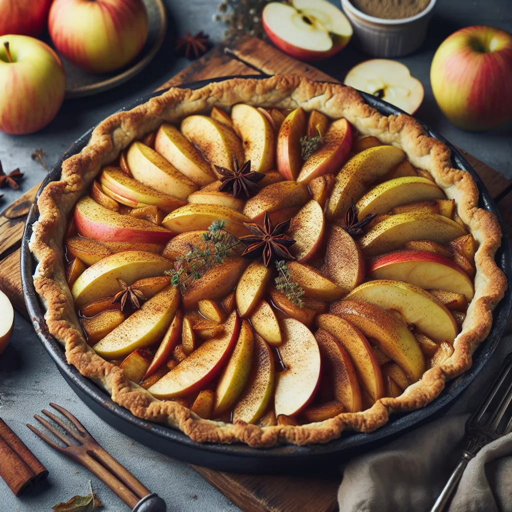 Vegan English Apple Pie