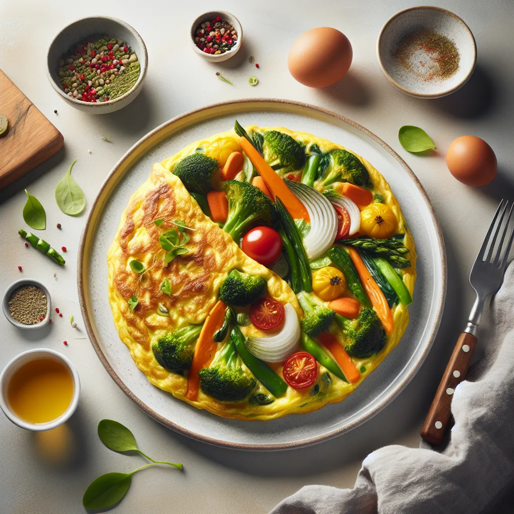 Autumn Vegetable Omelette