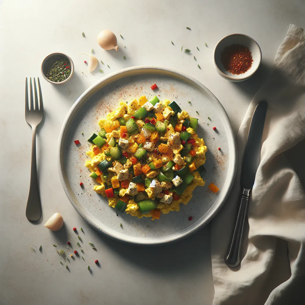 Vegetarian Breakfast Scramble